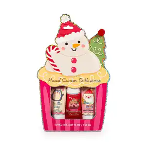 Handcreme - Geschenkset - Schneemann - 3 x 50 ml