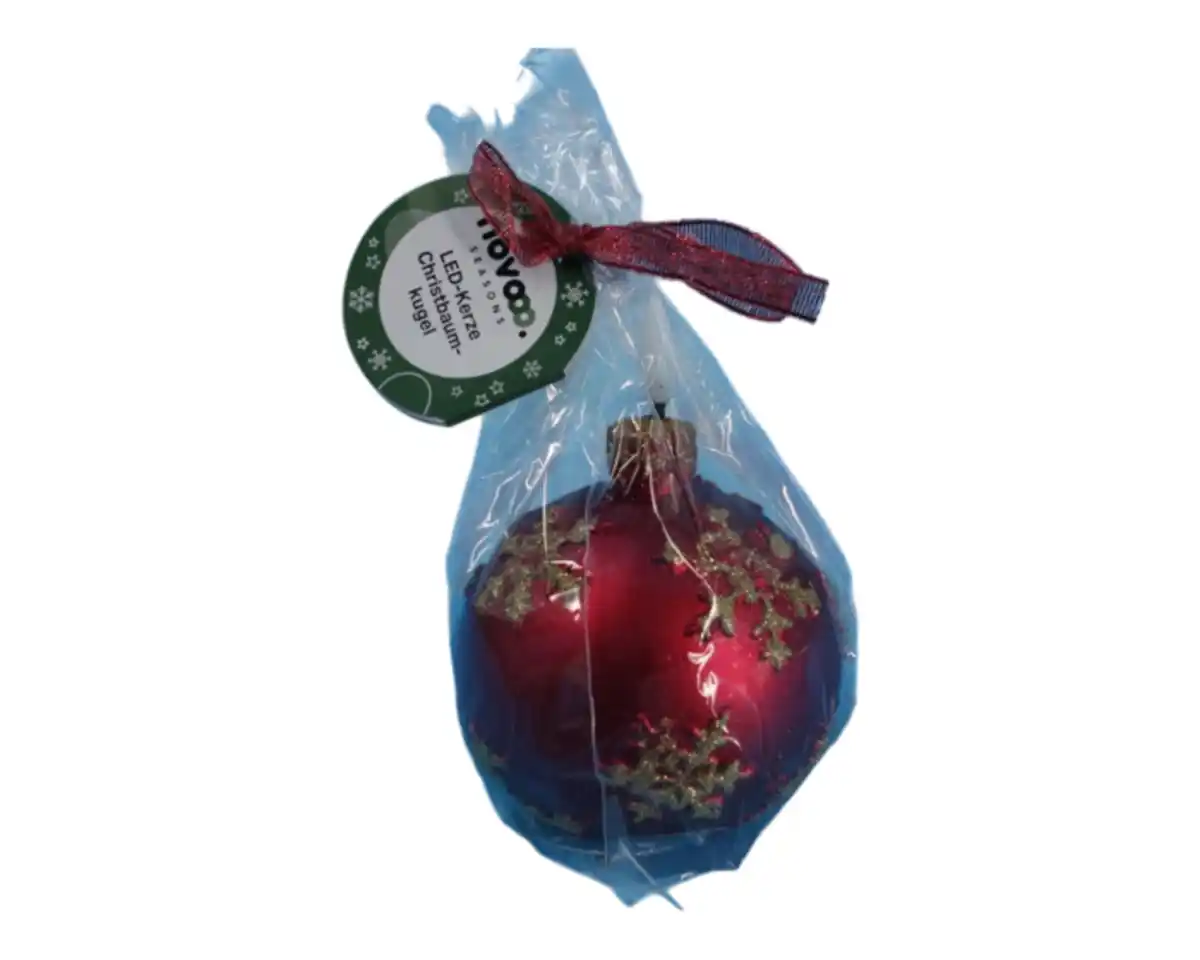 Bild 1 von Kerze novooo LED, Christbaumkugel