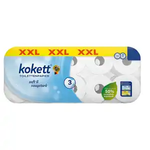 KOKETT Toilettenpapier XXL 3-lagig