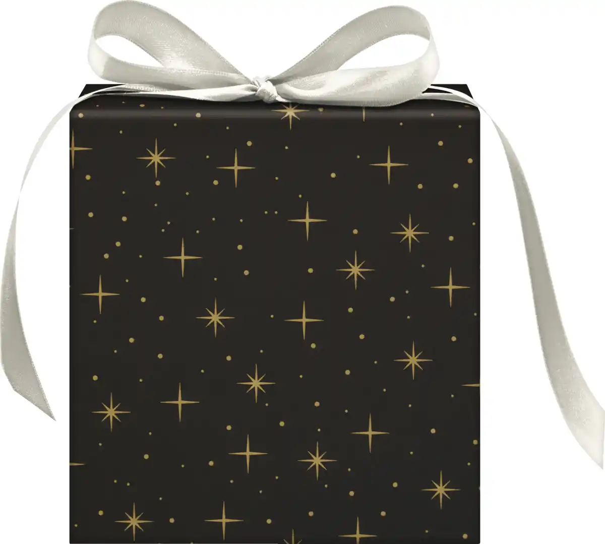 Bild 3 von DEKOWELT HBPKT Geschenkpapier schwarz/weiß/gold H, 2 m