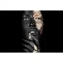 Bild 1 von Bild, Grau, Schwarz, Gold, Kunststoff, rechteckig, 135x90 cm, Bilder, Gerahmte Bilder