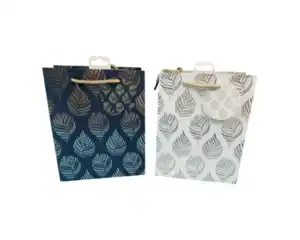 Geschenktüte A5 novooo, Blatt gold