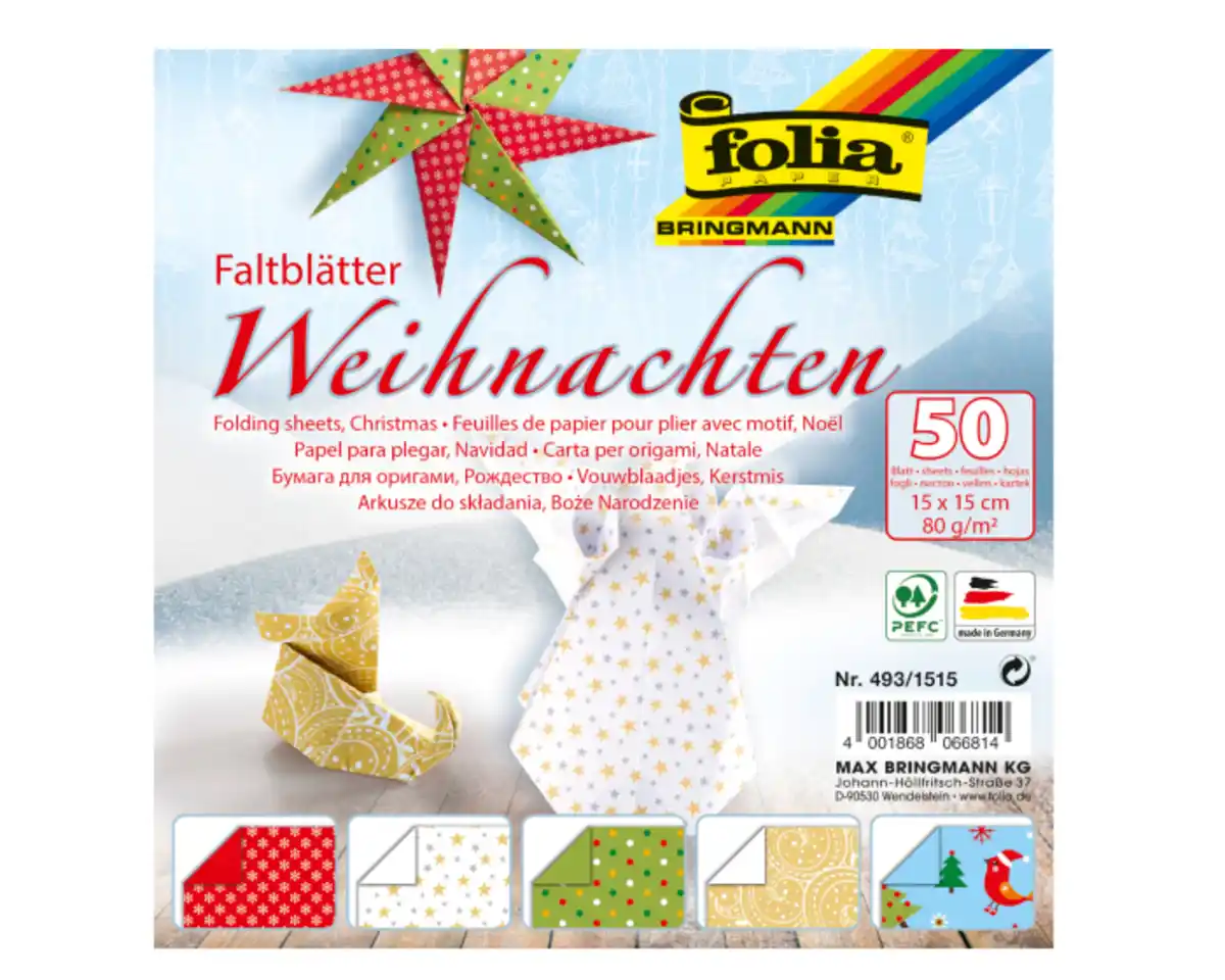 Bild 1 von Faltblätter 50er folia, Weihnachten