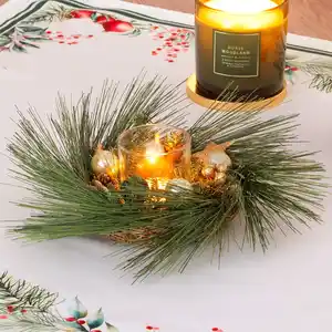 Weihnachtskranz mit Teelichthalter, Ø ca. 15 cm