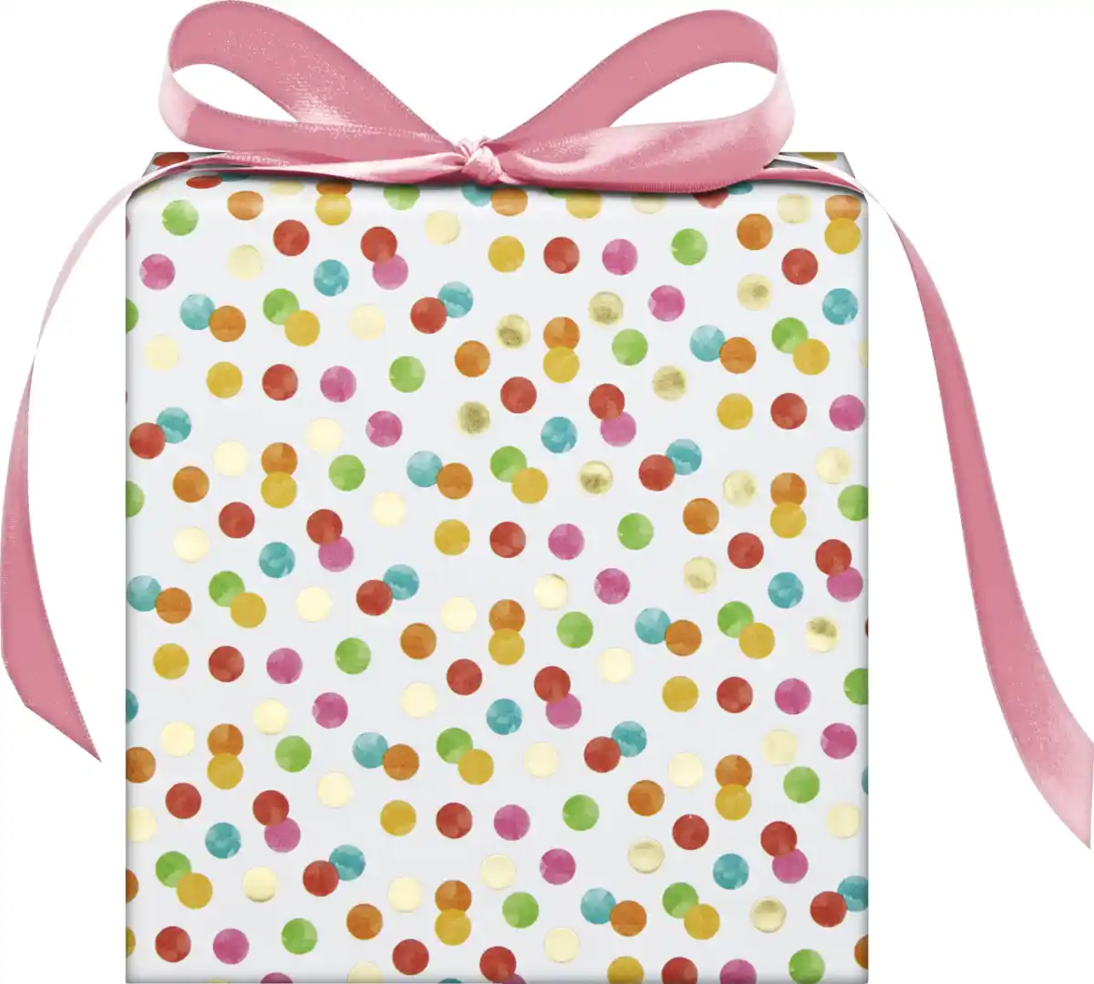 Bild 3 von DEKOWELT Geschenkpapier bunt Hotfoil, 1,5 m