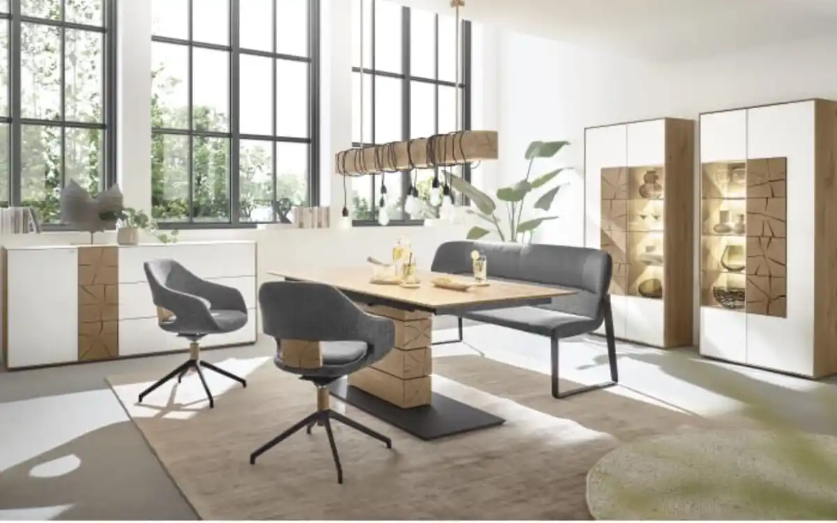 Bild 4 von Hartmann - Sideboard Caya, weiß/Kerneiche Umato, inkl. Softclose Funktion