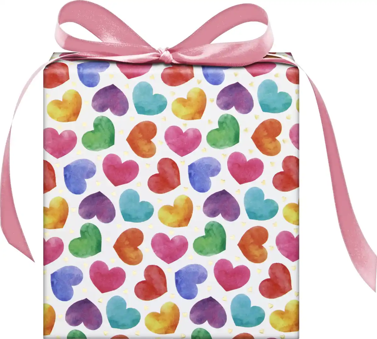 Bild 2 von DEKOWELT Geschenkpapier bunt Hotfoil, 1,5 m