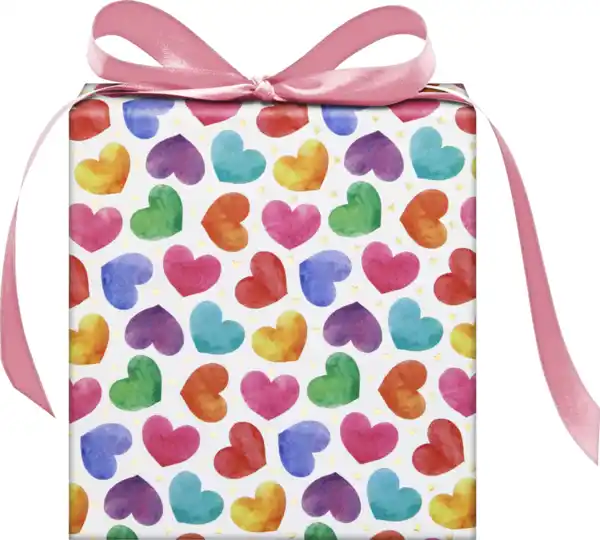 Bild 2 von DEKOWELT Geschenkpapier bunt Hotfoil, 1,5 m