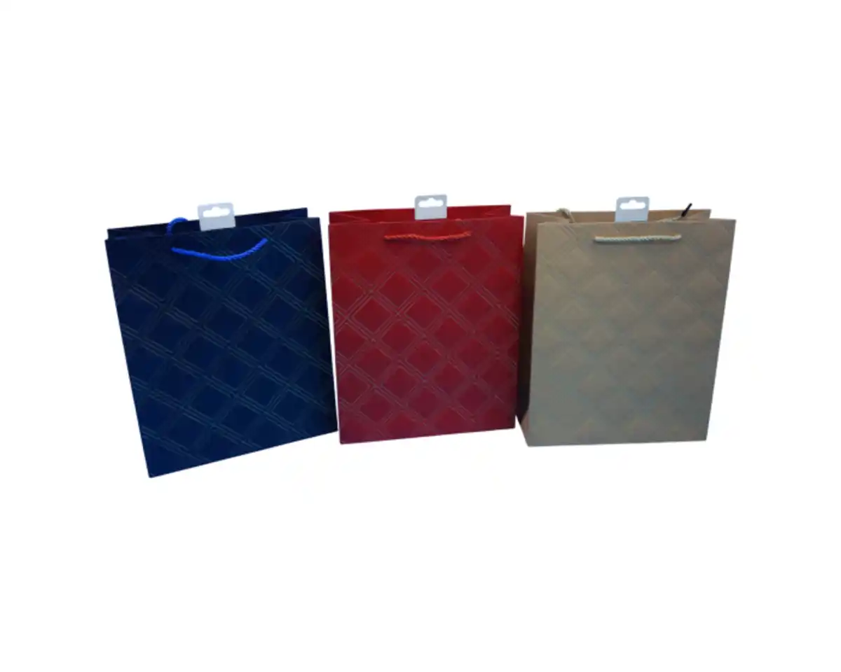 Bild 1 von Geschenktüte A4 novooo, Raute gold, versch. Designs