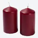 Bild 2 von Stumpenkerze, 2er-Pack, ca. 6x10 cm