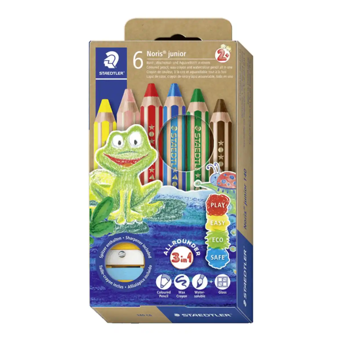 Bild 1 von Noris&#174; junior - 3 in 1 Buntstifte f&#252;r Kinder