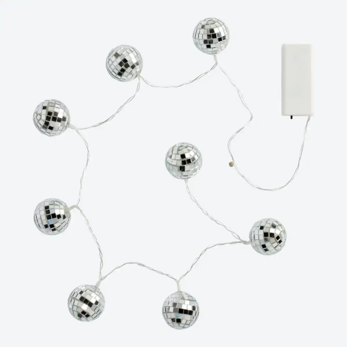 Bild 2 von LED-Disco-Kugel-Lichterkette mit Timerfunktion