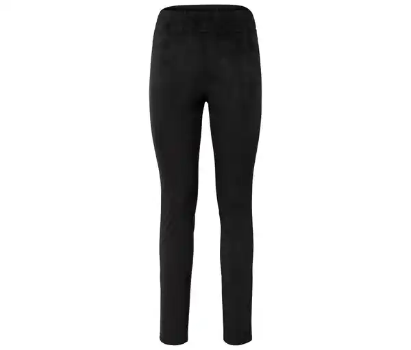 Bild 1 von Leggings in Veloursoptik, schwarz