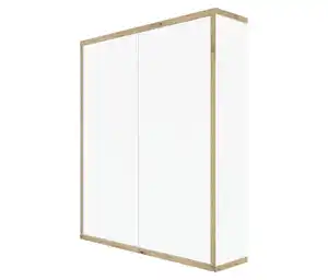 Roba Wandschrank »Morena« mit 2 Türen, weiß mit Artisan Eiche