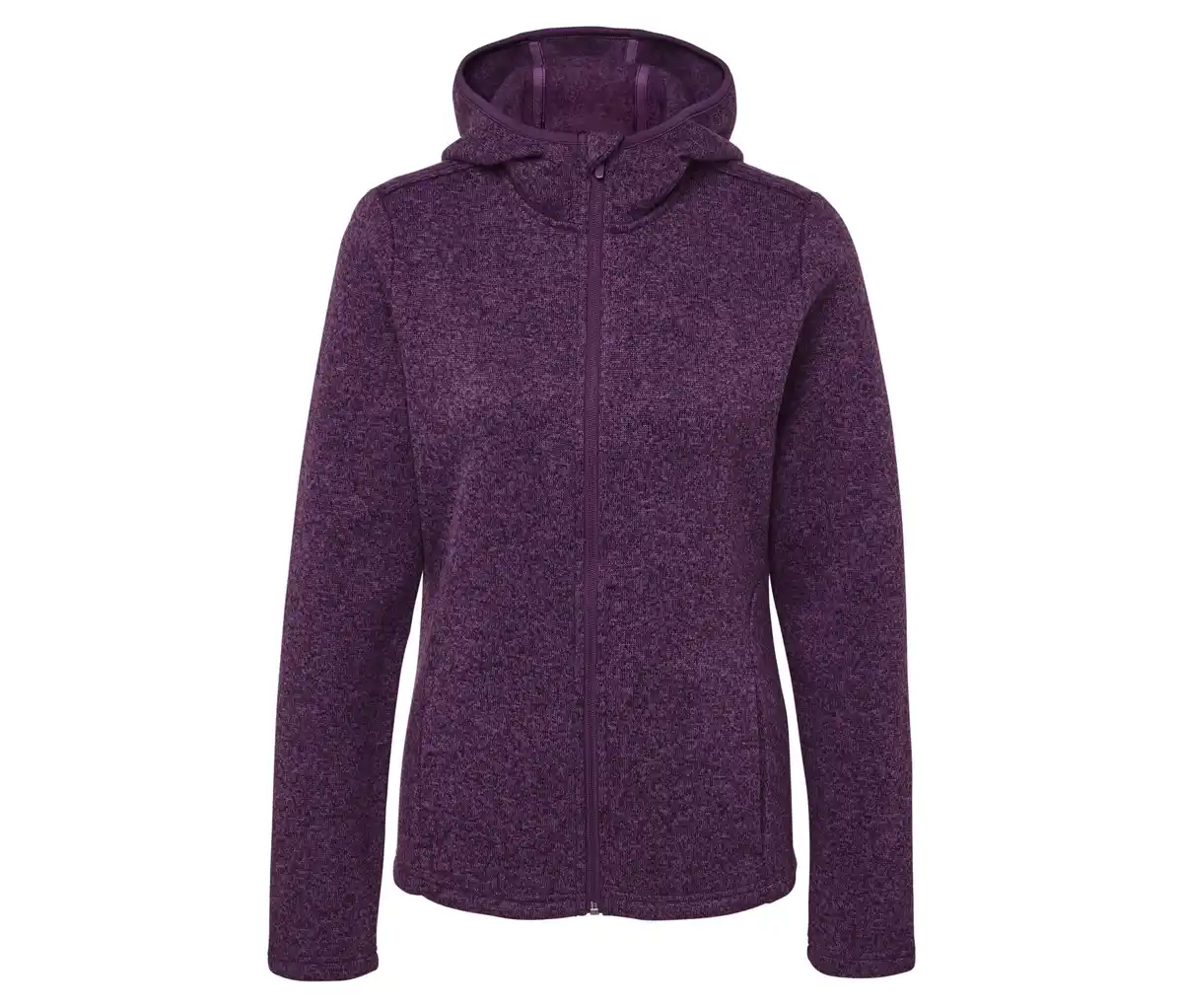 Bild 1 von Strickfleece-Jacke, pflaume/lavendel