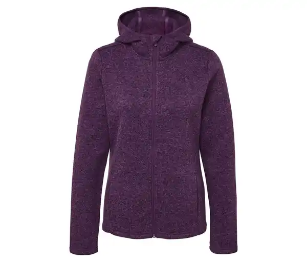Bild 1 von Strickfleece-Jacke, pflaume/lavendel