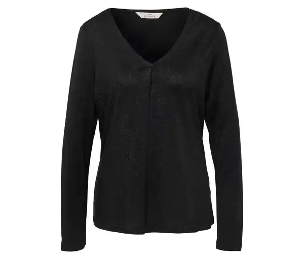 Bild 1 von Glitzerndes Blusenshirt, schwarz