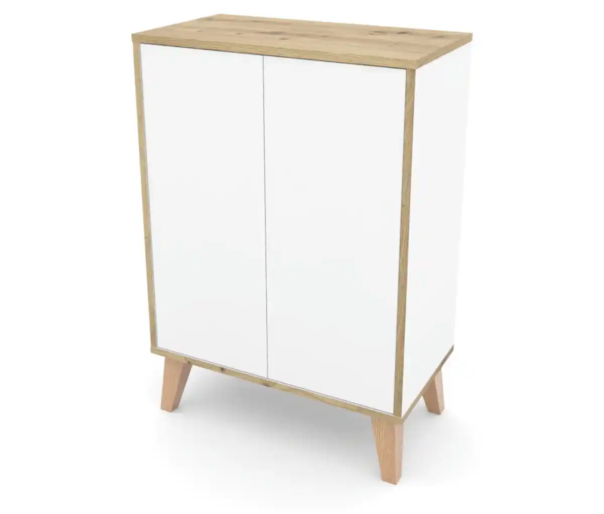 Bild 1 von Roba Badschrank »Morena« mit 2 Türen, weiß mit Artisan-Eiche