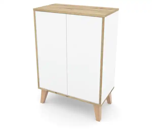 Bild 1 von Roba Badschrank »Morena« mit 2 Türen, weiß mit Artisan-Eiche