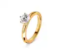 Bild 1 von 1-Karat-Diamantring, 585er gold