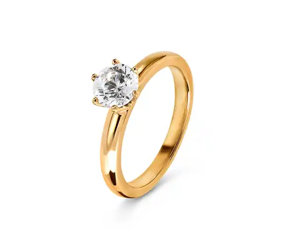 Bild 1 von 1-Karat-Diamantring, 585er gold