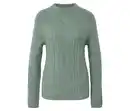Bild 1 von Grobstrickpullover mit Zopfmuster, salbei