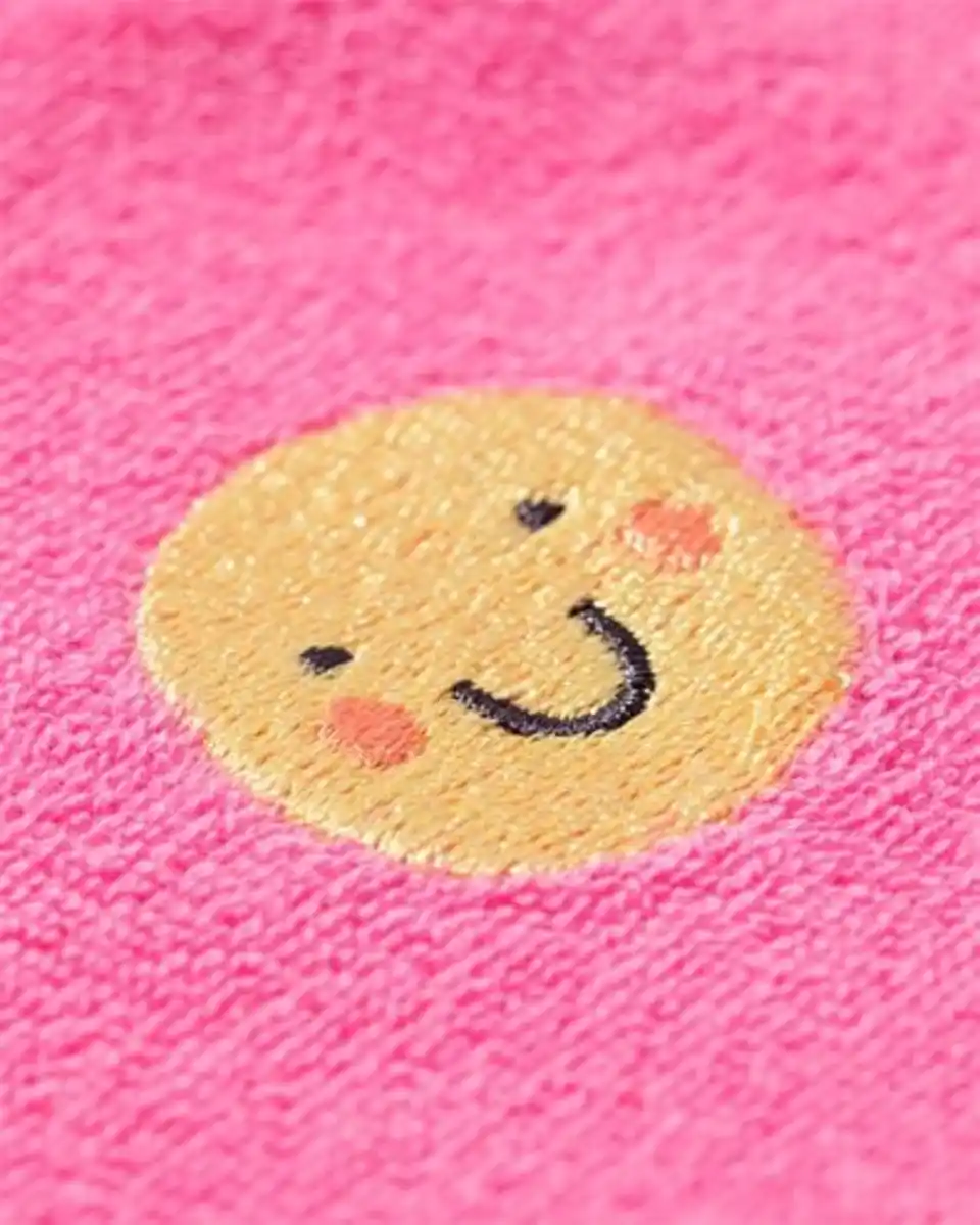 Bild 2 von Strampler aus Baumwolle mit Stretchanteil Gesicht rosa