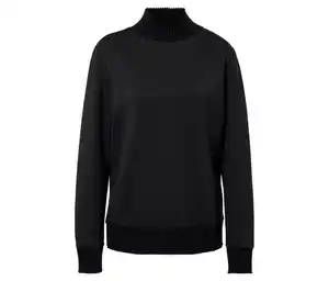 Sweatshirt aus Modal-Mix, schwarz