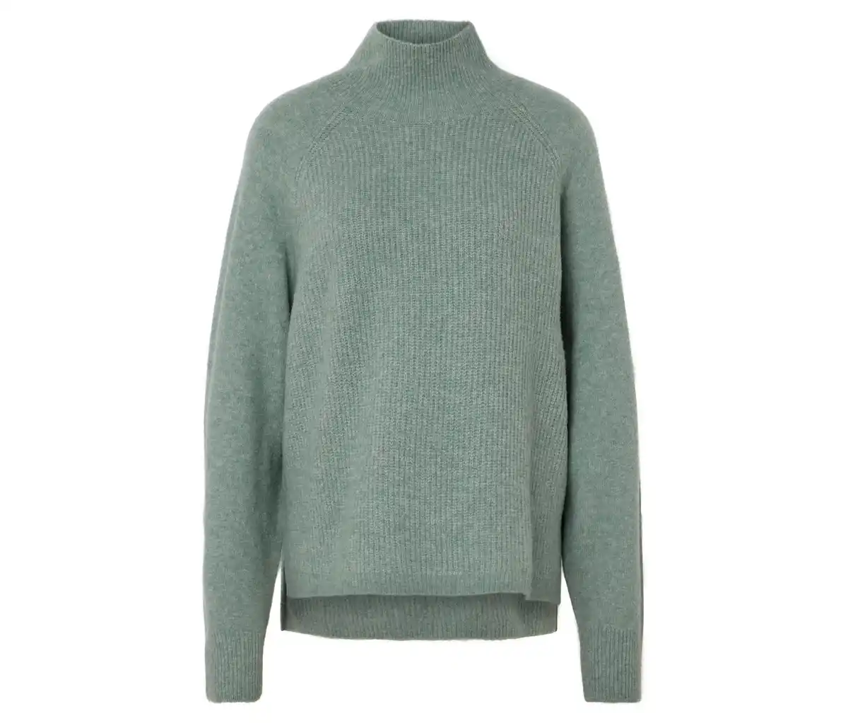 Bild 1 von Soufflé-Yarn-Grobstrickpullover, salbei