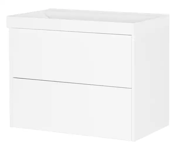 Bild 1 von Waschtisch »Bodera« mit Becken, weiß, groß