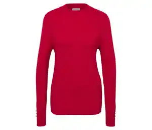 Feinstrickpullover, rot