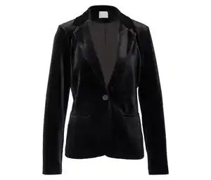 Blazer aus Stretch-Samt