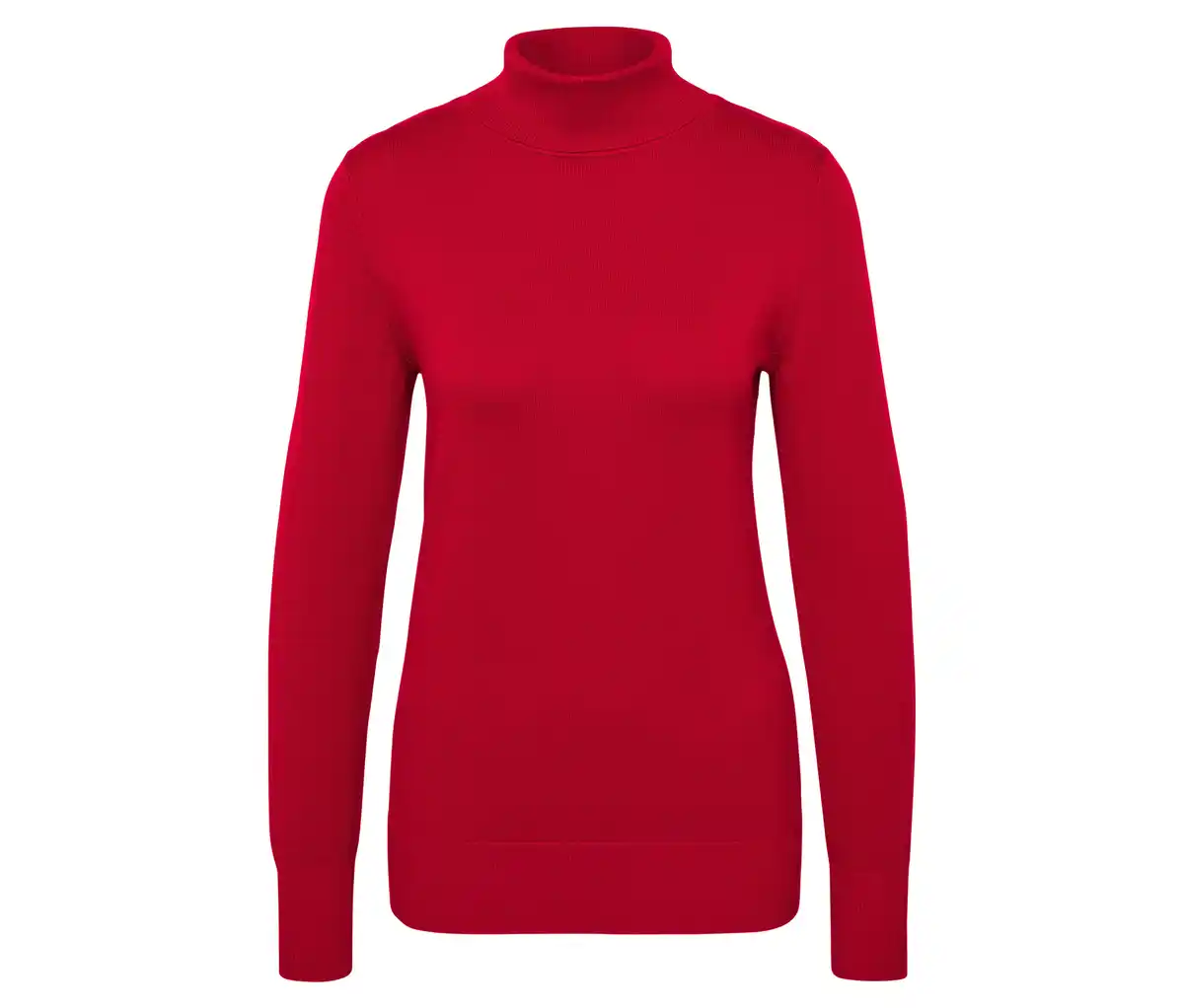 Bild 1 von Feinstrick-Rollkragenpullover, rot