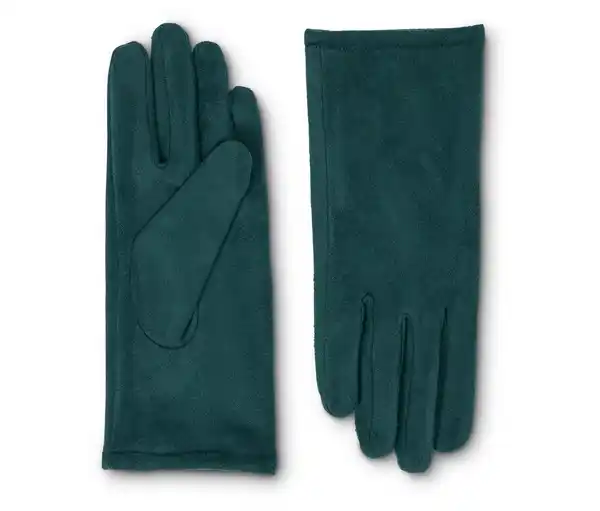 Bild 1 von Handschuhe in Velourslederoptik, petrol