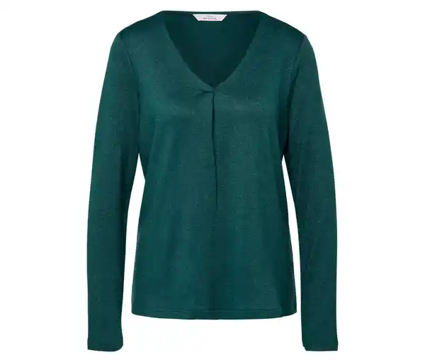 Bild 1 von Glitzerndes Blusenshirt, petrol