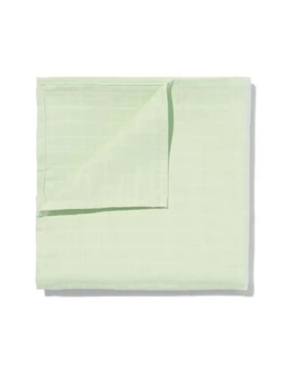 Bild 2 von XL-Mullwindel, 110 x 100 cm, Struktur, grün