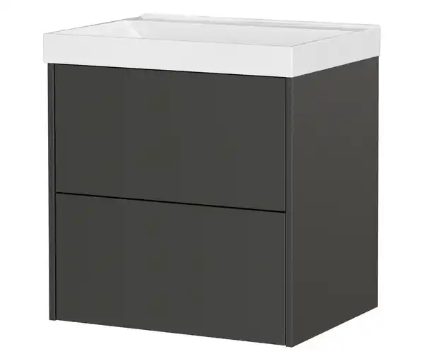 Bild 1 von Waschtisch »Bodera« mit Becken, graphit, klein