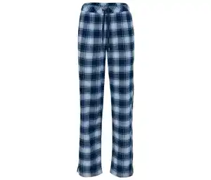 Flanell-Relaxhose, blau