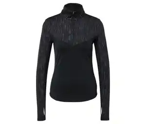 Thermo-Funktionsshirt, schwarz-regenbogenfarben