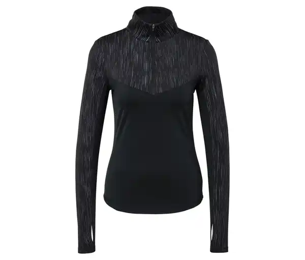 Bild 1 von Thermo-Funktionsshirt, schwarz-regenbogenfarben