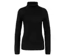 Bild 1 von Gerippter Rollkragenpullover, schwarz