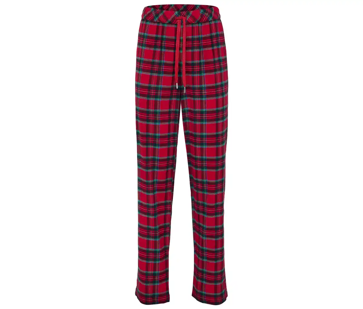 Bild 1 von Flanell-Relaxhose, rot