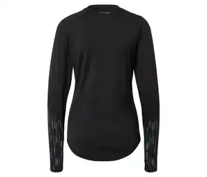 Langarm-Funktionsshirt, schwarz-silberfarben