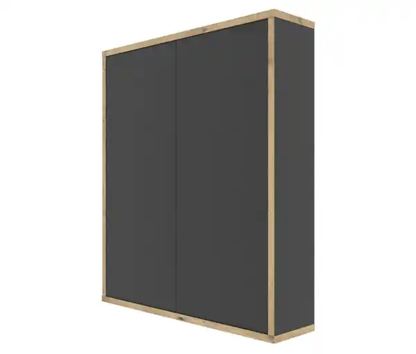 Bild 1 von Roba Wandschrank »Morena« mit 2 Türen, basaltgrau und Artisan-Eiche