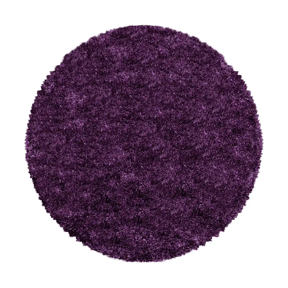 Bild 1 von Hochflorteppich Fluffy Lila Ø ca. 80cm, Lila