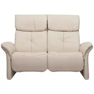 Himolla Komfortklass 2-Sitzer-Sofa Heimkino, Creme, Leder, Echtleder, Longlife-Leder, Uni, 152x107x91 cm, Blauer Engel, Goldenes M, Made in Germany, Emas, Typenauswahl, Lederauswahl, Stoffauswahl, pl