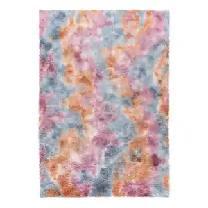 Obsession Hochflorteppich My Jamaica, Mehrfarbig, Textil, Abstraktes, rechteckig, 120x170 cm, Oeko-Tex® Standard 100, für Fußbodenheizung geeignet, Teppiche & Böden, Teppiche, Fellteppiche