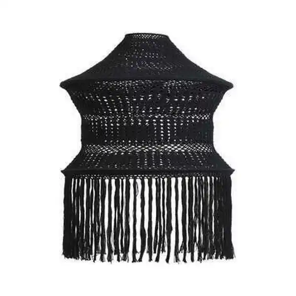 Bild 1 von Light & Living Leuchtenschirm, Schwarz, Textil, 82 cm, Lampen & Leuchten, Innenbeleuchtung, Lampenschirme