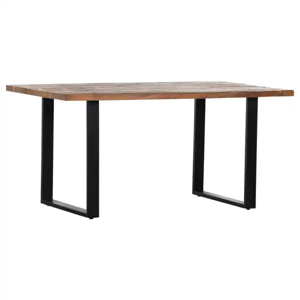 Bild 1 von Landscape Esstisch, Natur, Holz, Mangoholz, massiv, rechteckig, Kufe, 90x76x160 cm, Esszimmer, Tische, Esstische