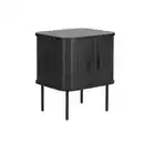 Bild 1 von Livetastic Nachttisch, Schwarz, Holzwerkstoff, Rundrohr, 45x55x40 cm, Schlafzimmer, Nachttische